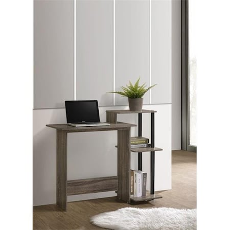 Progressive Furniture Progressive Furniture I217-40 Pheonix Desert Gray Computer Desk I217-40